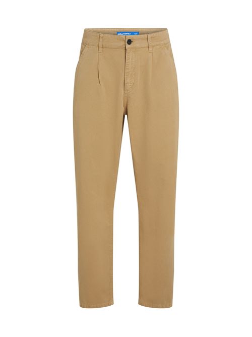 Pantalone uomo beige in cotone Karl Lagerfeld jeans | A2M101201UP